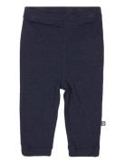 Smallstuff Legging, Navy Drop Needle, Merino Wool Marinblå