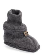 Wool Footies Slippers Inneskor Grey Mikk-line