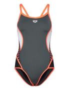 Arena W Icons Swimsuit Super Fly Back Panel Svart