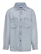 Lindex Shirt Denim Blå