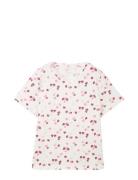 Tom Tailor T-Shirt Crew Neck Print Rosa