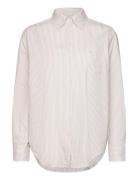 GANT Rel Luxury Oxford Striped Bd Shirt Beige