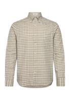 GANT Reg Archive Oxford Check Shirt Beige