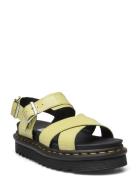 Voss Ii Lime Green Distressed Patent Platta Sandaler Green Dr. Martens