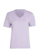 Calvin Klein Jeans Ck Embro Badge V-Neck Tee Lila