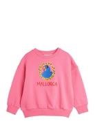 Mini Rodini Parrot Emb Sweatshirt Rosa