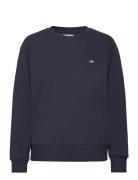 GANT Shield C-Neck Sweat Marinblå