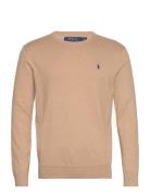 Polo Ralph Lauren Slim Fit Textured Cotton Sweater Beige