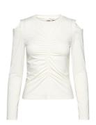 T-Shirt Tops T-shirts & Tops Long-sleeved White Rosemunde