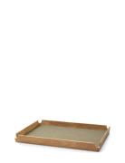 LIND DNA Teak Tray Square Airy Grön