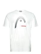 Club Carl T-Shirt Men Sport T-shirts Short-sleeved White Head