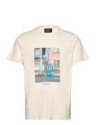 Mads Nørgaard Cotton Jersey Frode Tokyo Diary Tee Kräm