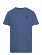 Dhm Tshirt Tops T-shirts Short-sleeved Blue U.S. Polo Assn.