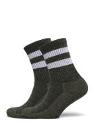 Alpacasocks&Co Merino Casual Stripes 2-Pack Grå