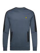 Lyle & Scott Sport Pocket Branded Sweat Crew Blå