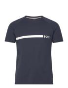 BOSS T-Shirt Rn Slim Fit Marinblå