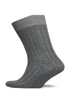 Selected Homme Slhpete 3-Pack Cotton Rib Sock Noos Grå