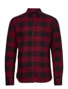 ONLY & SONS Onsgudmund Ls Checked Shirt Röd