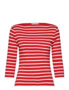 Tommy Hilfiger Slim Cody Boat-Nk 3/4Slv Röd