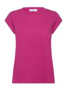 Cc Heart T-Shirt Tops T-shirts & Tops Short-sleeved Pink Coster Copenh...