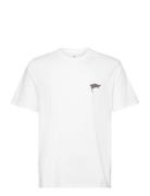 Retro Chuck Flag Tee Sport T-shirts Short-sleeved White Converse