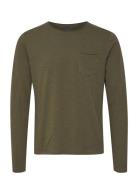 Blend Bhnicolai Tee L.s. Khaki Green