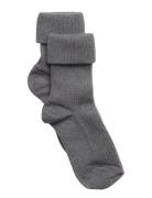 Wool Rib Baby Socks Socks & Tights Baby Socks Grey Mp Denmark