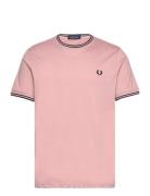 Fred Perry Twin Tipped T-Shirt Rosa