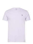 Polo Ralph Lauren Custom Slim Fit Jersey Crewneck T-Shirt Lila