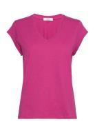 Coster Copenhagen Cc Heart Basic V-Neck T-Shirt Rosa