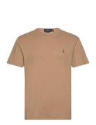 Polo Ralph Lauren Custom Slim Fit Soft Cotton T-Shirt Beige