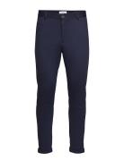 Superflex Knitted Cropped Pant Bottoms Trousers Chinos Navy Lindbergh