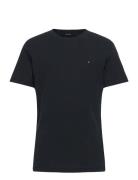 Boys Basic Cn Knit S/S Tops T-shirts Short-sleeved Navy Tommy Hilfiger