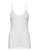 Vmmaxi My Soft V Singlet Noos Tops T-shirts & Tops Sleeveless White Ve...