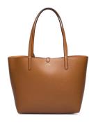 Lauren Ralph Lauren Faux-Leather Reversible Tote Bag Brun