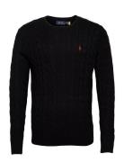 Polo Ralph Lauren Cable-Knit Cotton Sweater Svart