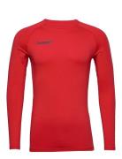 Hml First Performance Jersey L/S Sport T-shirts Long-sleeved Red Humme...
