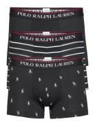 Polo Ralph Lauren Underwear Classic Stretch-Cotton Trunk 3-Pack Svart