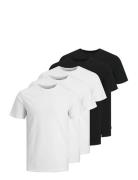 Jack & J S Jjeorganic Basic Tee Ss O-Ne 5Pk Mp Noos Svart