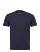 Panos Emporio Panos Emporio Bamboo/Cotton Tee Crew Marinblå