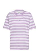Hanger Striped Tee Tops T-shirts & Tops Short-sleeved Purple Hanger By...