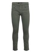 Anbass Trousers Slim Hyperflex Colour Xlite Bottoms Jeans Slim Khaki G...