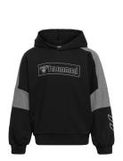 Hmlboxline Hoodie Sport Sweat-shirts & Hoodies Hoodies Black Hummel