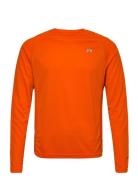 Men Core Running T-Shirt L/S Sport T-shirts Long-sleeved Orange Newlin...