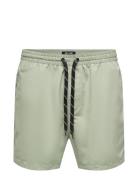 ONLY & SONS Onsted Life Short Swim Noos Grön