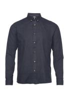 Sdpete Sh Tops Shirts Casual Navy Solid