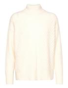 Selected Femme Slfsif Sisse Ls Knit Highneck B Vit