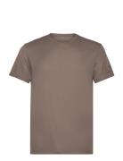 Borg Light T-Shirt Sport T-shirts Short-sleeved Brown Björn Borg