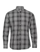 Selected Homme Slhslimtheo Shirt Ls Grå