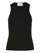 Selected Femme Slfanna O-Neck Tank Top Noos Svart